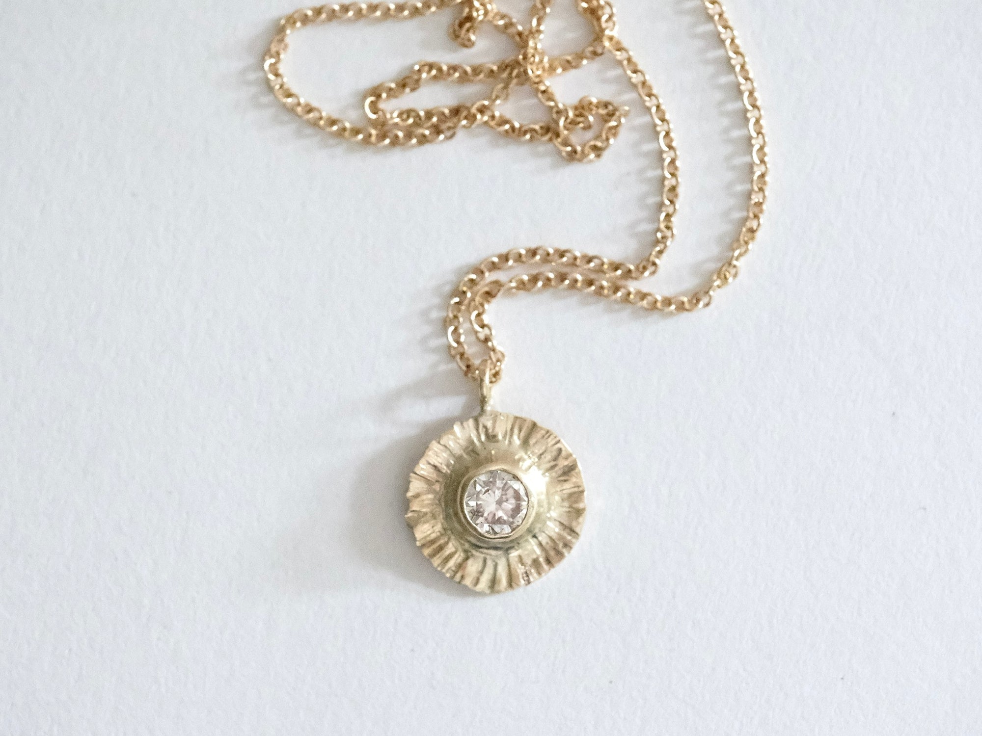 A Client Win! Heirloom diamond to her favorite everyday pendant