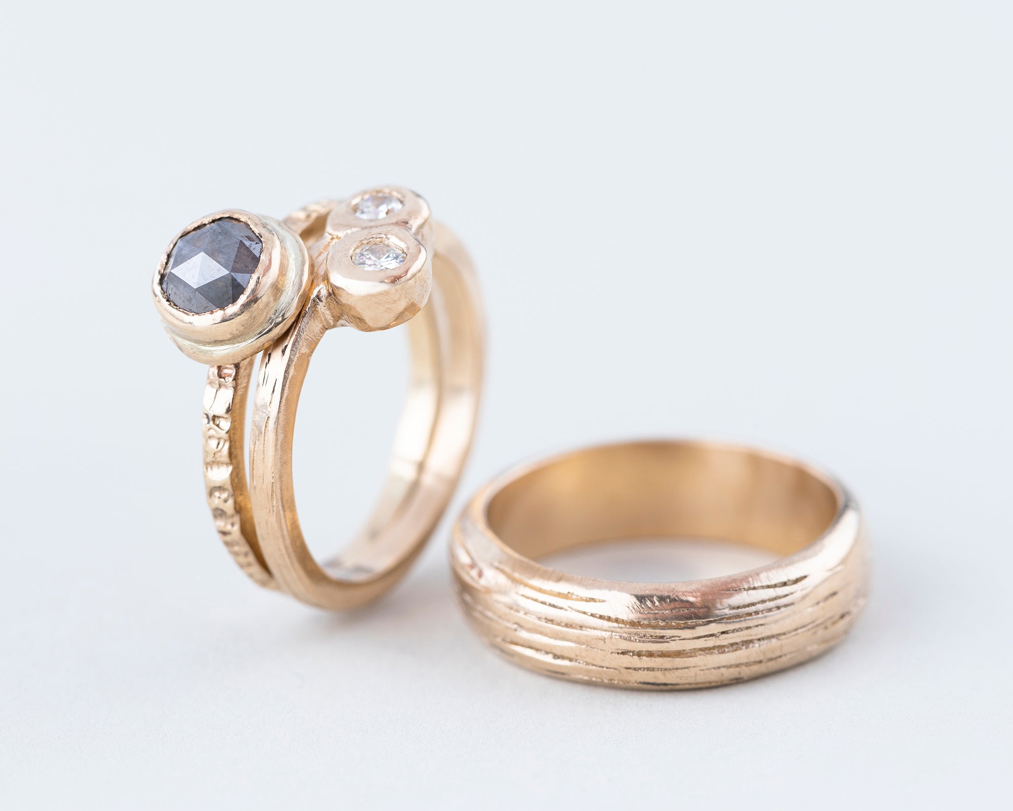 A Client Win! Kat and Matt are getting married in Asheville, NC with a non traditional engagement ring!