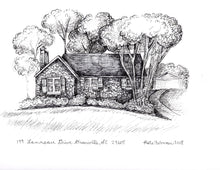 Load image into Gallery viewer, House Drawing