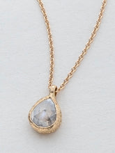Load image into Gallery viewer, Rosecut Diamond Solitaire Pendant