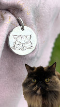 Load image into Gallery viewer, Custom Pet Portrait Pendant Necklace