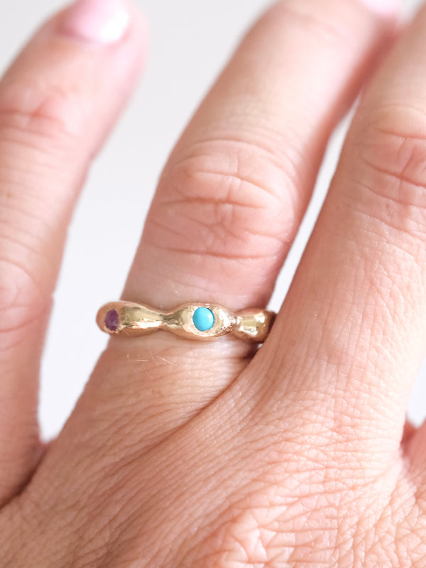 Mixed Gemstone Ring