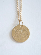 Load image into Gallery viewer, Custom Pet Portrait Pendant Necklace