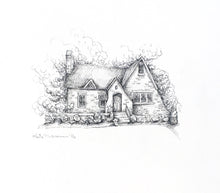 Load image into Gallery viewer, House Drawing