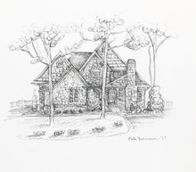 Load image into Gallery viewer, House Drawing