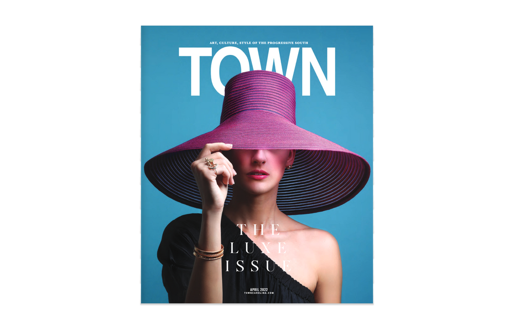 Kate Furman Jewelry on the cover of Town Carolina!
