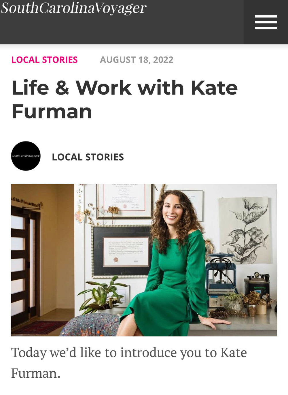 “South Carolina Voyager” introduces…