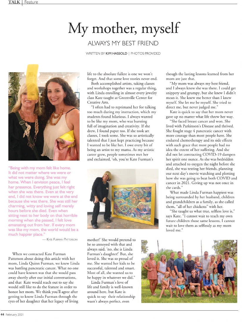 My mother, myself: Always my best friend from Talk Magazine’s Feb 2021 issue