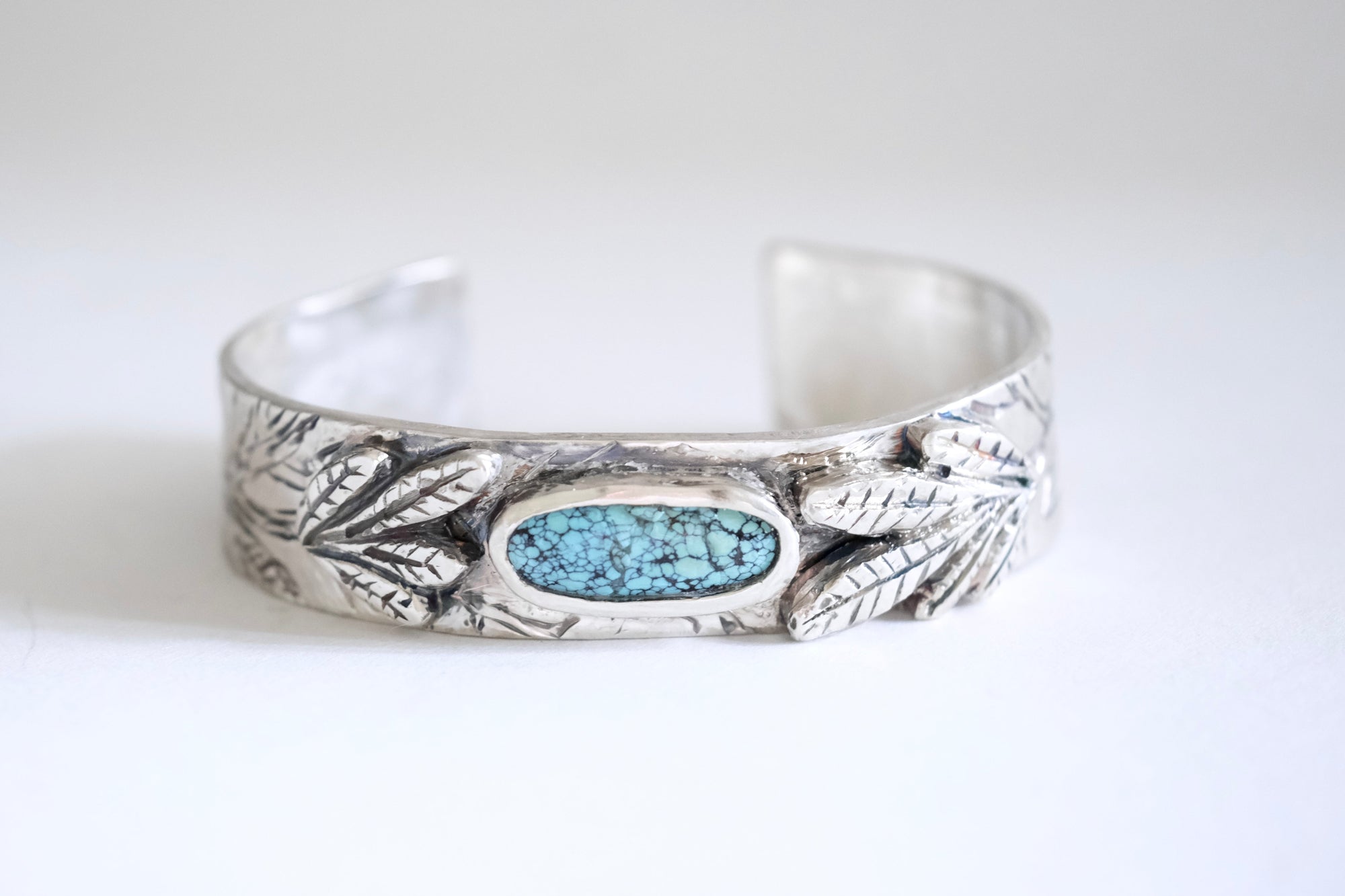 A Client Win! - a custom men’s turquoise cuff bracelet