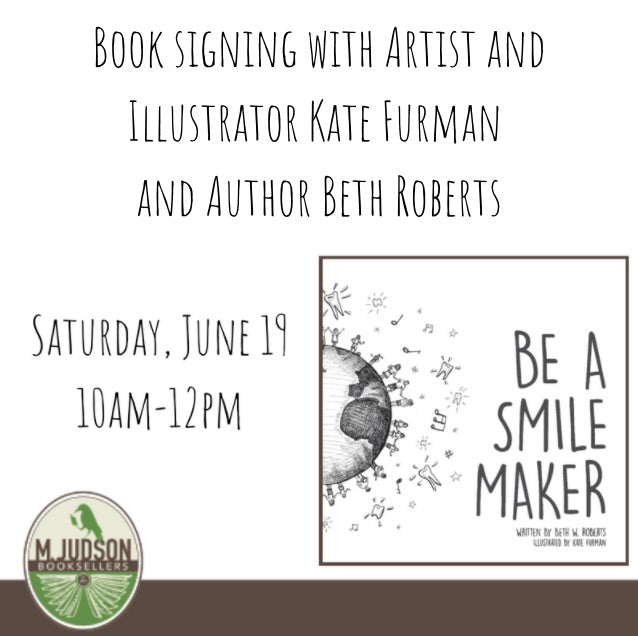 Book Signing with Illustrator Kate Furman at M Judson Booksellers!