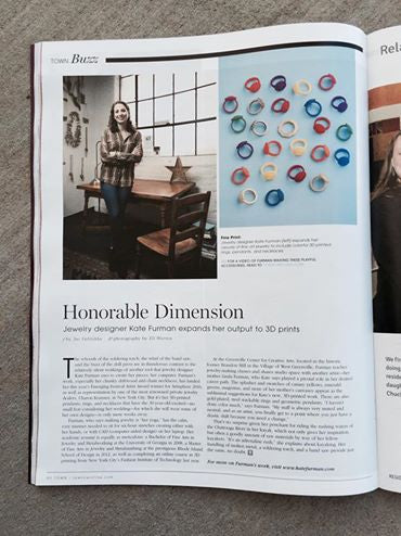 Kate Furman Jewelry featured in Town Magazine