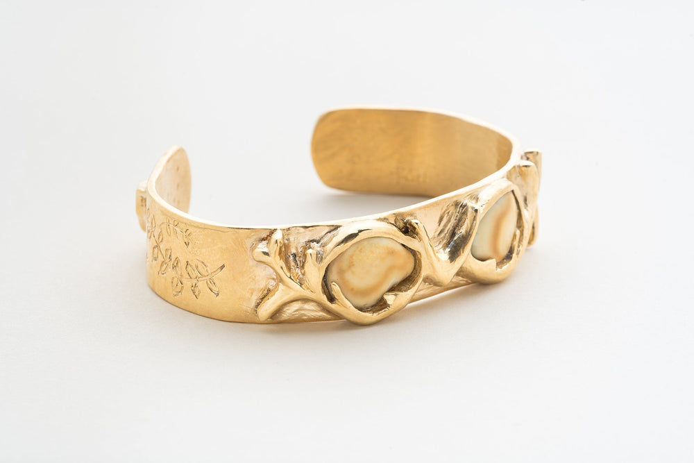 A Client Win! - a Custom Men's Elk Ivory Cuff Bracelet