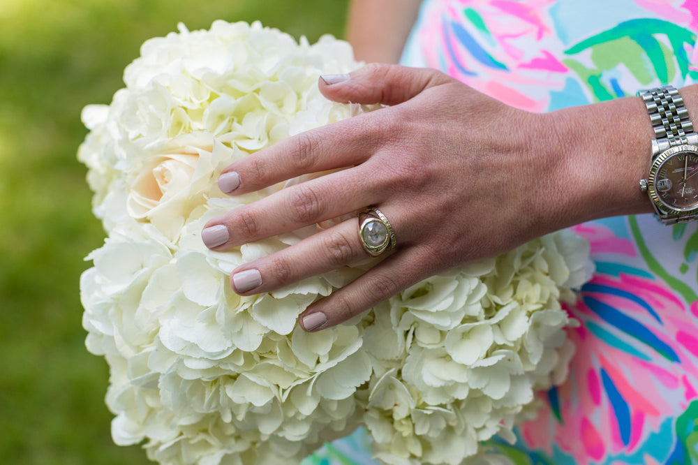 Custom engagement ring by Kate Furman