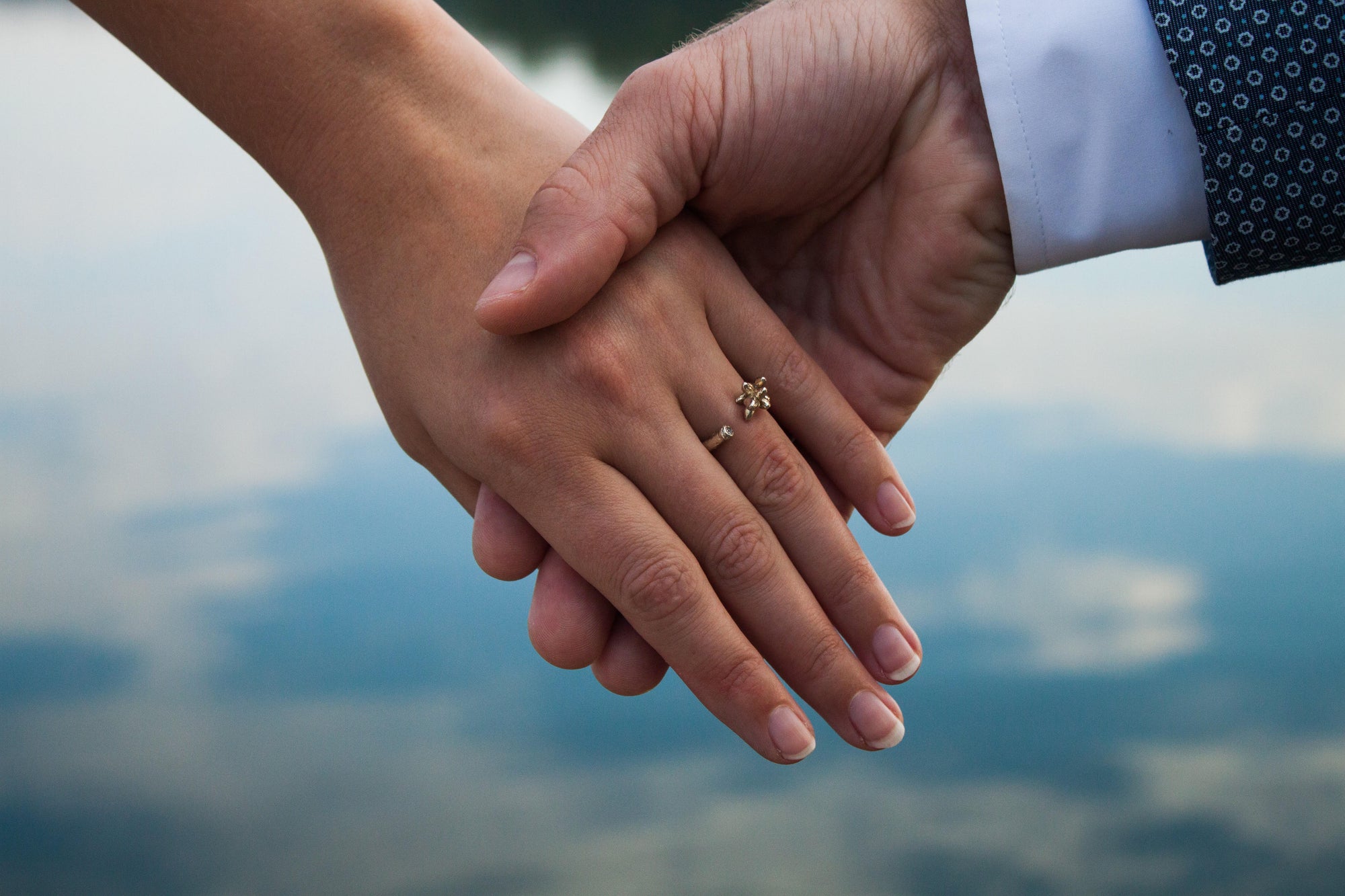 A Client Win! Jen & Marshall, a Twig Inspired Alternative Engagement Ring and a Custom Non Traditional Wedding Band