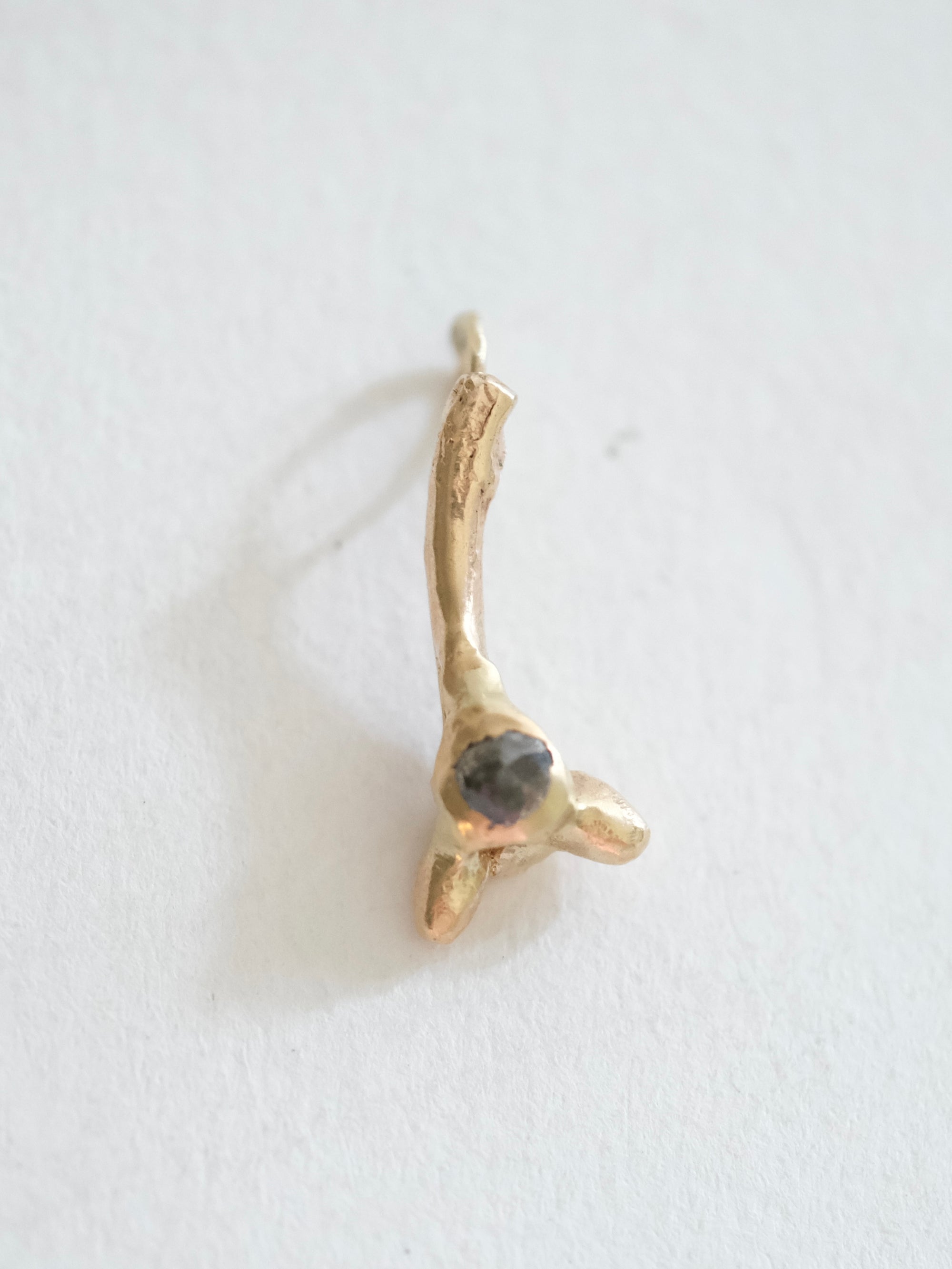 Black Diamond Twig Pendant