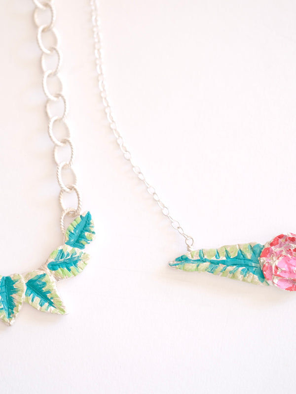 Long Rose Necklace