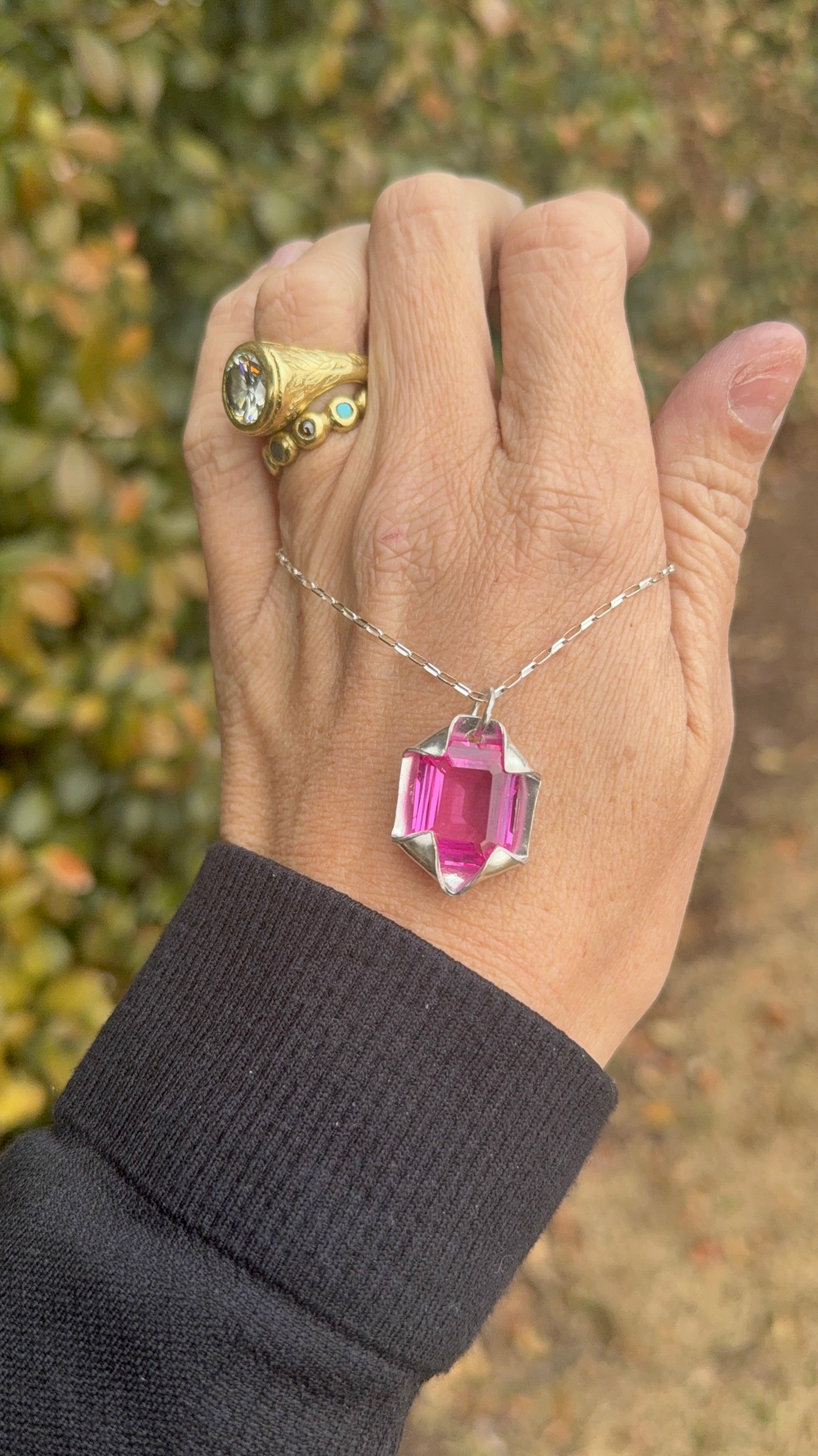 Pink Sapphire Pendant