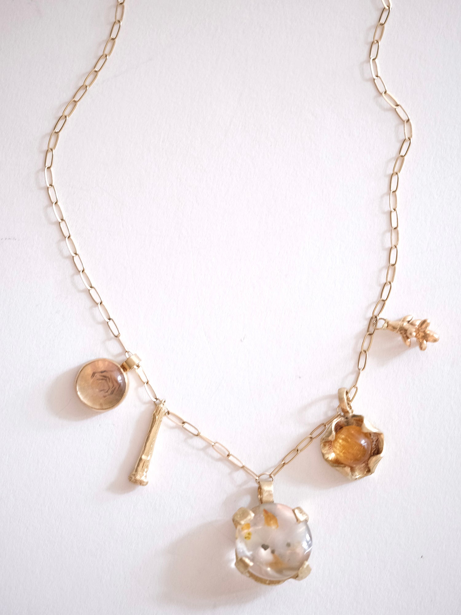 Quartz Charm Necklace