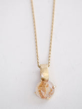 Load image into Gallery viewer, Scenic Quartz Pendant on Black Cord
