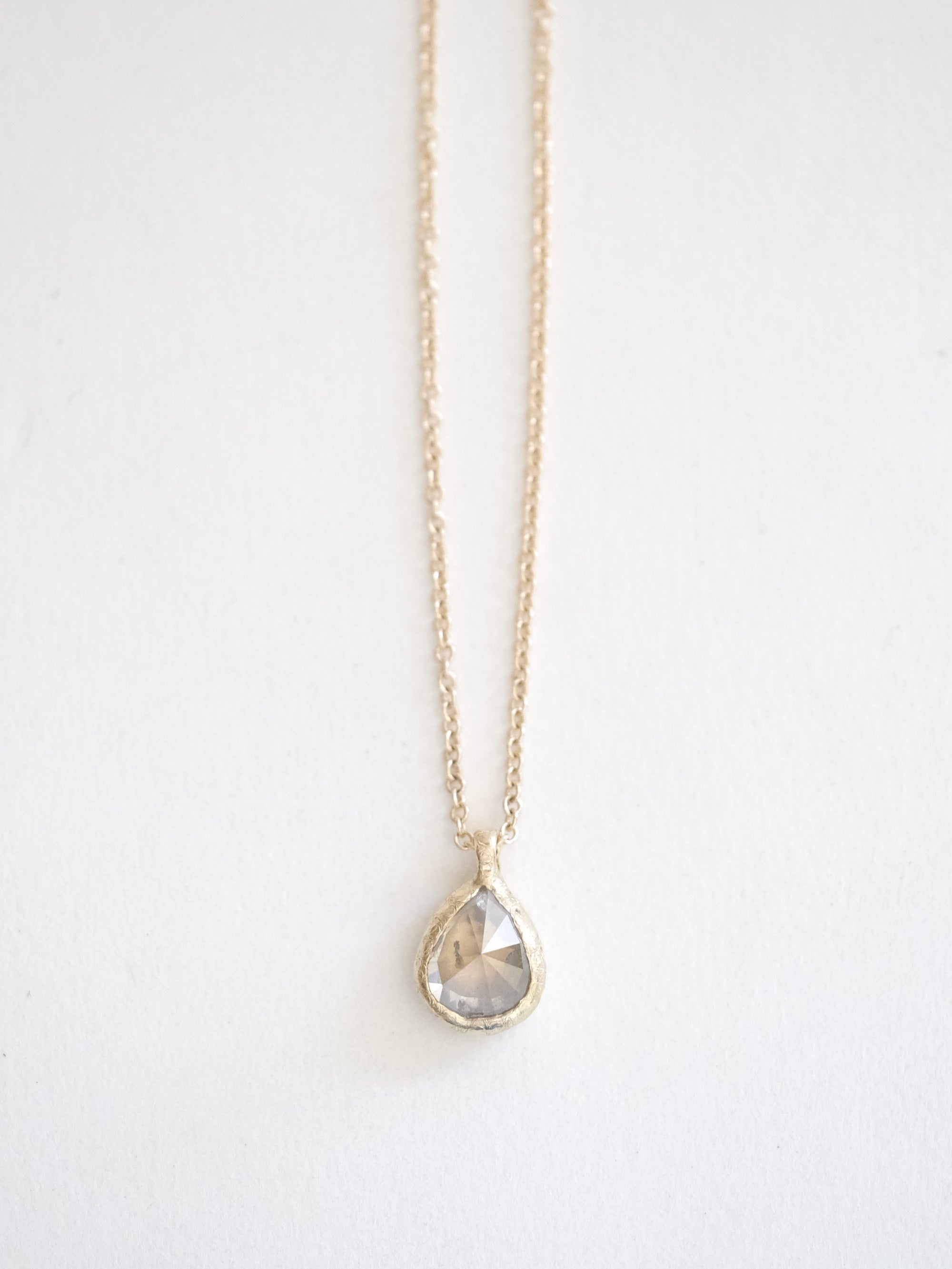 Rosecut Diamond Solitaire Pendant