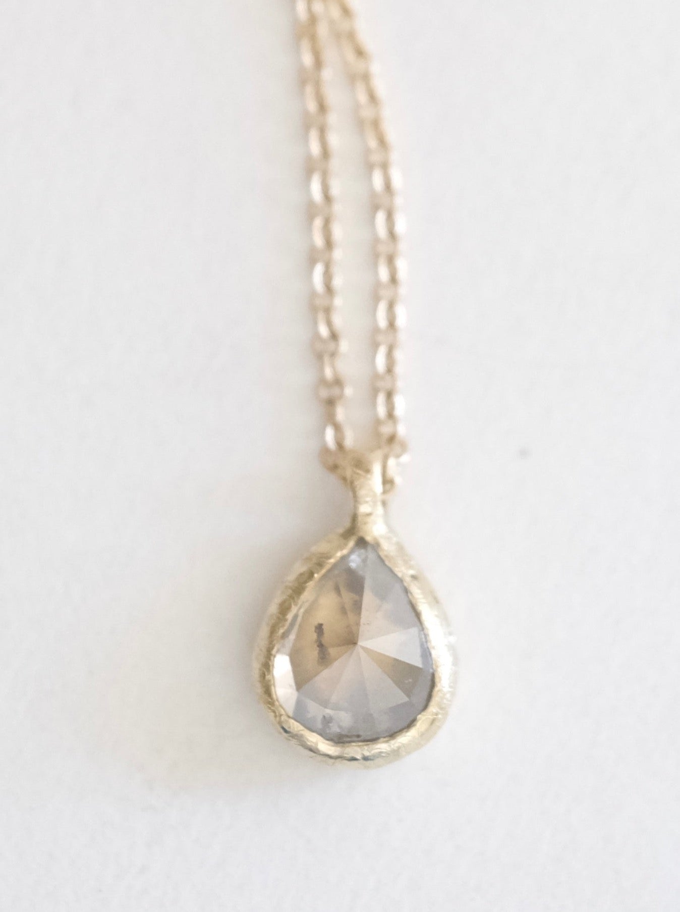 Rosecut Diamond Solitaire Pendant