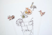 Load image into Gallery viewer, Critters &amp; Garnishes Acrylic Drink Stirrers
