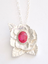 Load image into Gallery viewer, Ruby Flora Pendant
