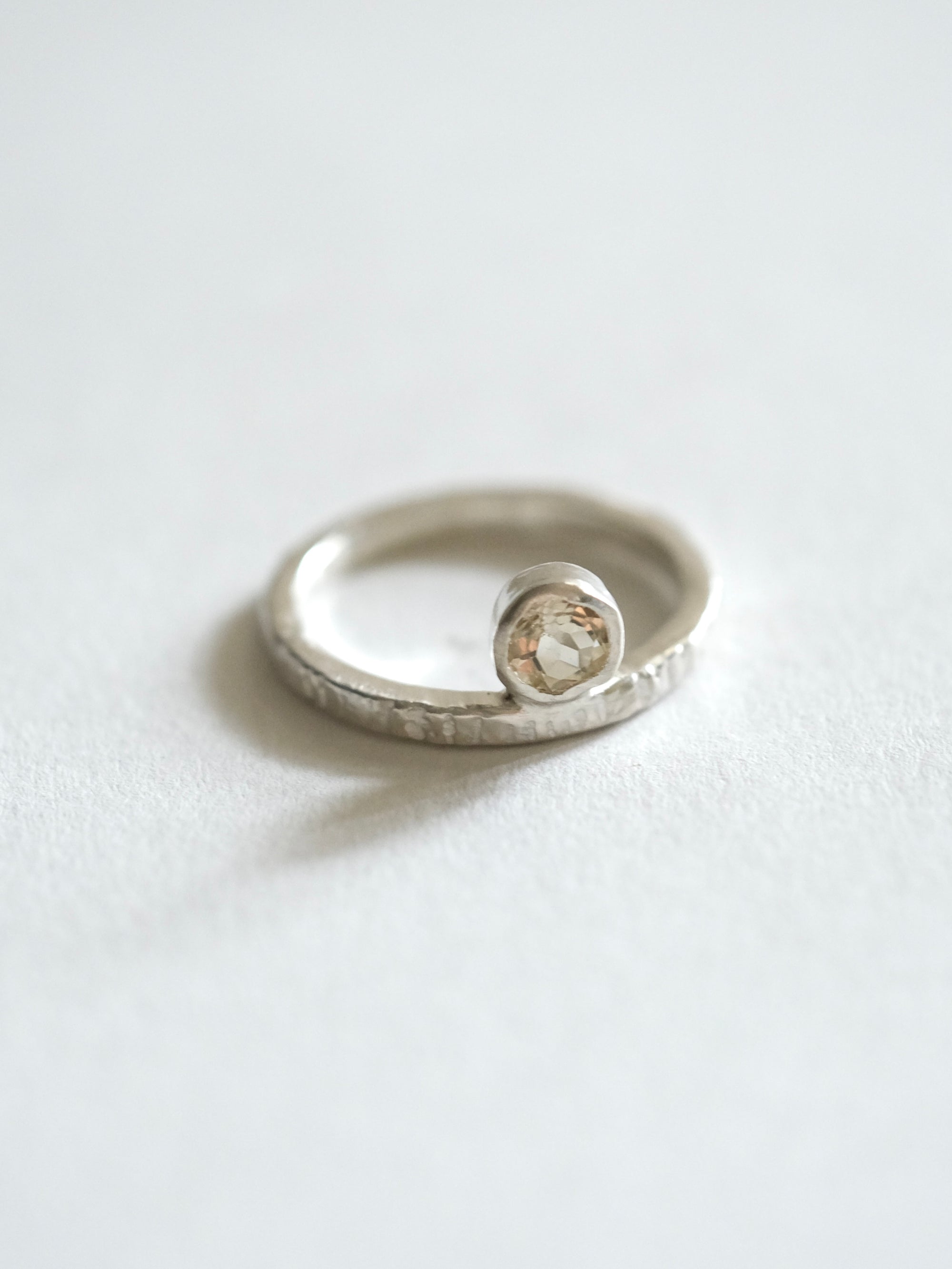 Offset Tourmaline Ring