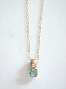 Green Tourmaline Bead Necklace