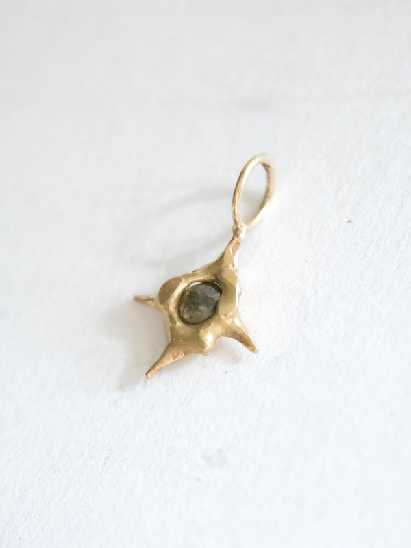 Black Diamond Pointed Pendant