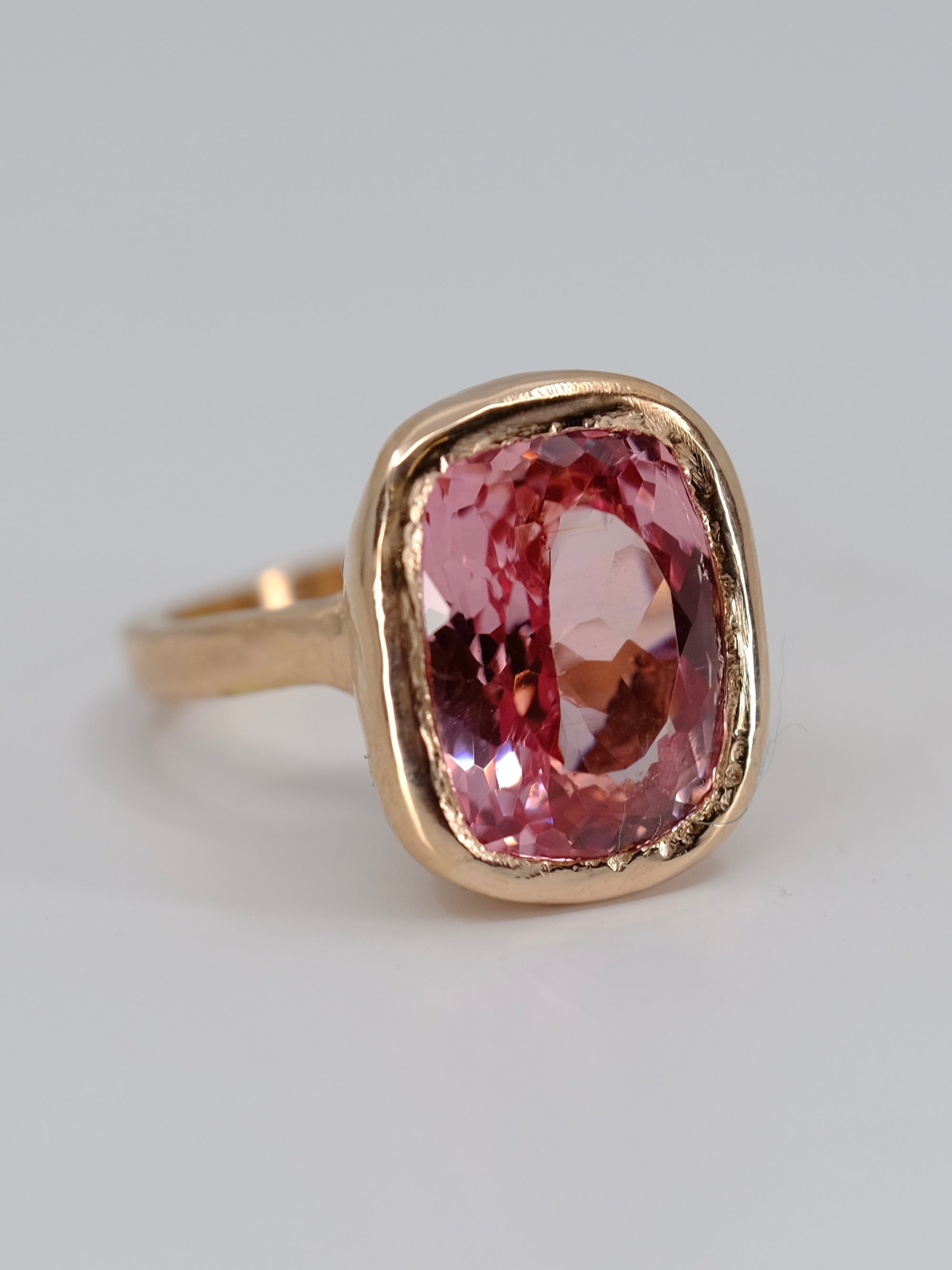 Pink Sapphire Statement Ring