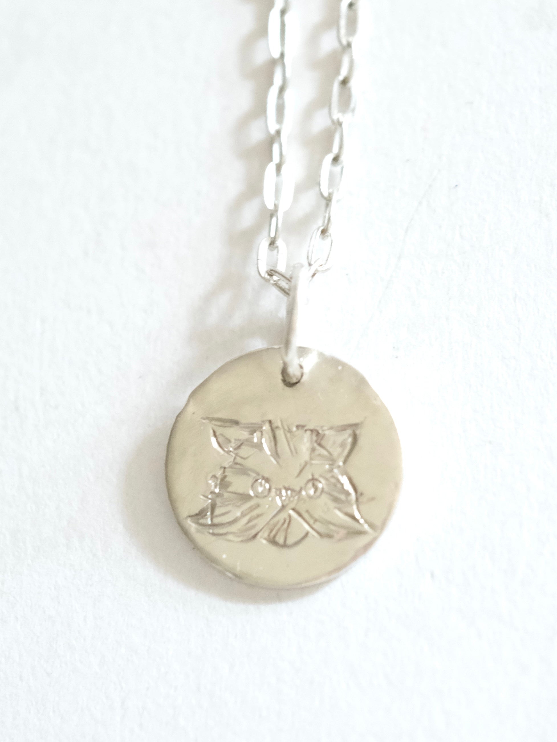 Custom Pet Portrait Pendant Necklace