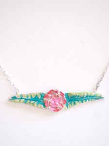 Long Rose Necklace