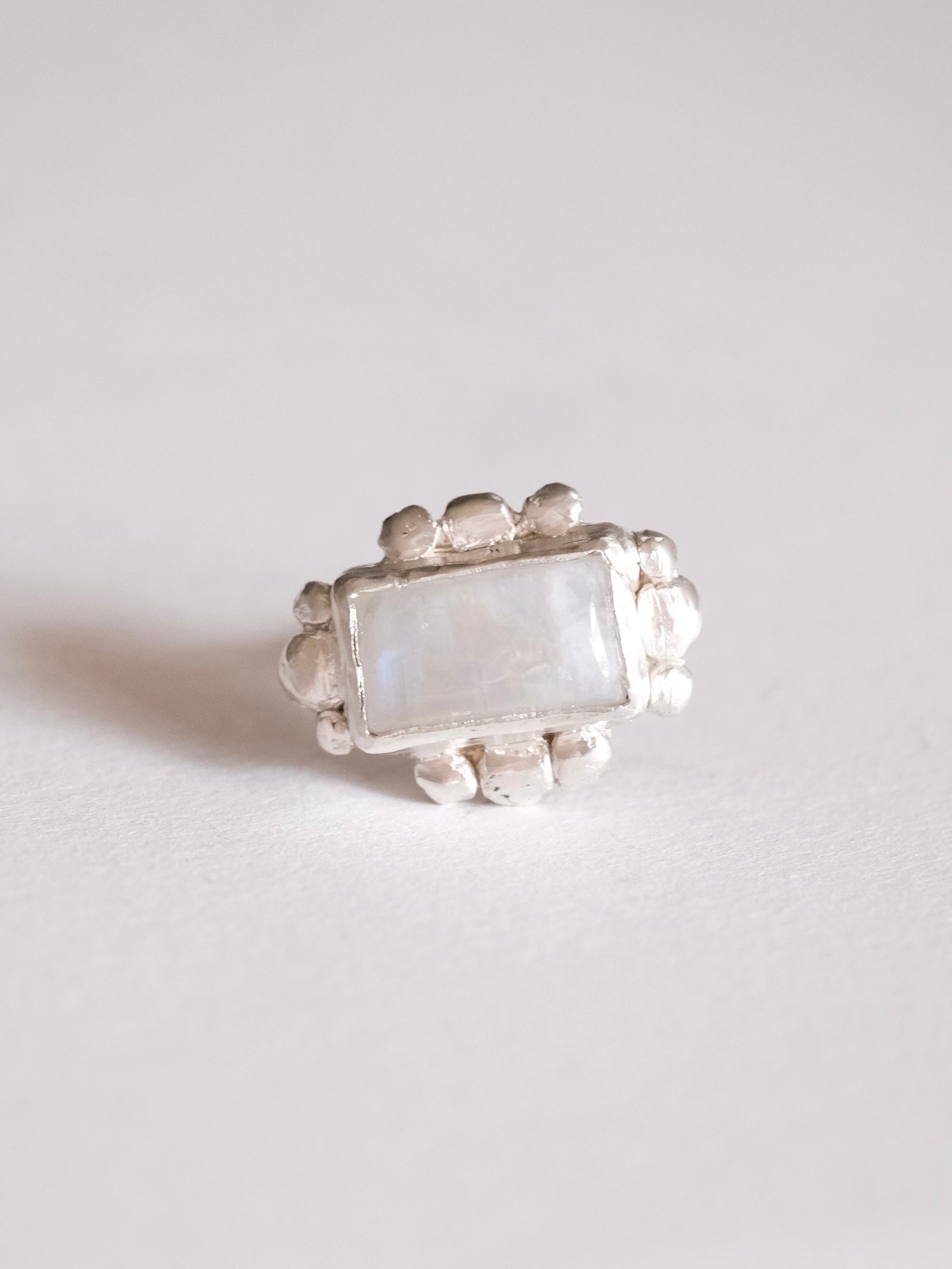 Moonstone Silver Ring
