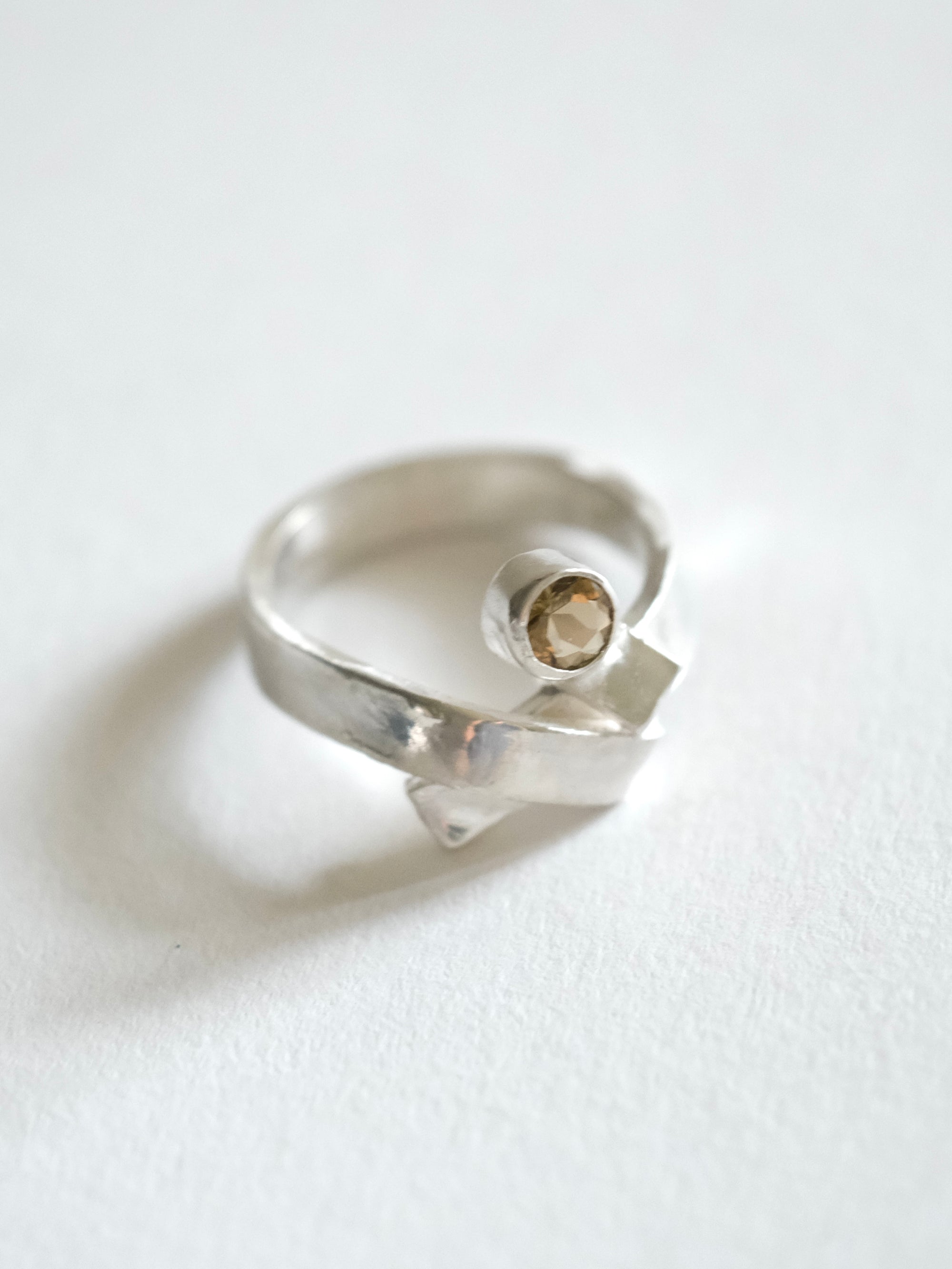 Brown Tourmaline Wrapping Ring