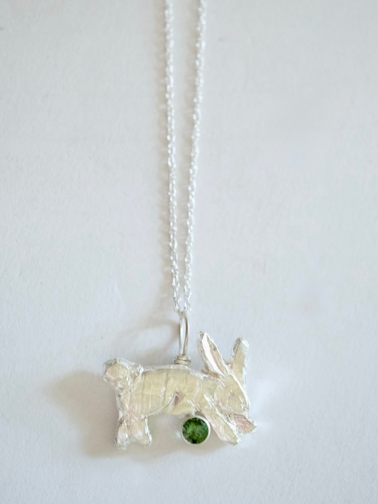 Green Bunny Pendant