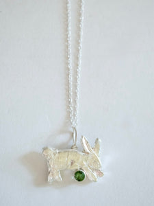 Green Bunny Pendant