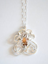 Load image into Gallery viewer, Ornate Tourmaline and Silver Pendant
