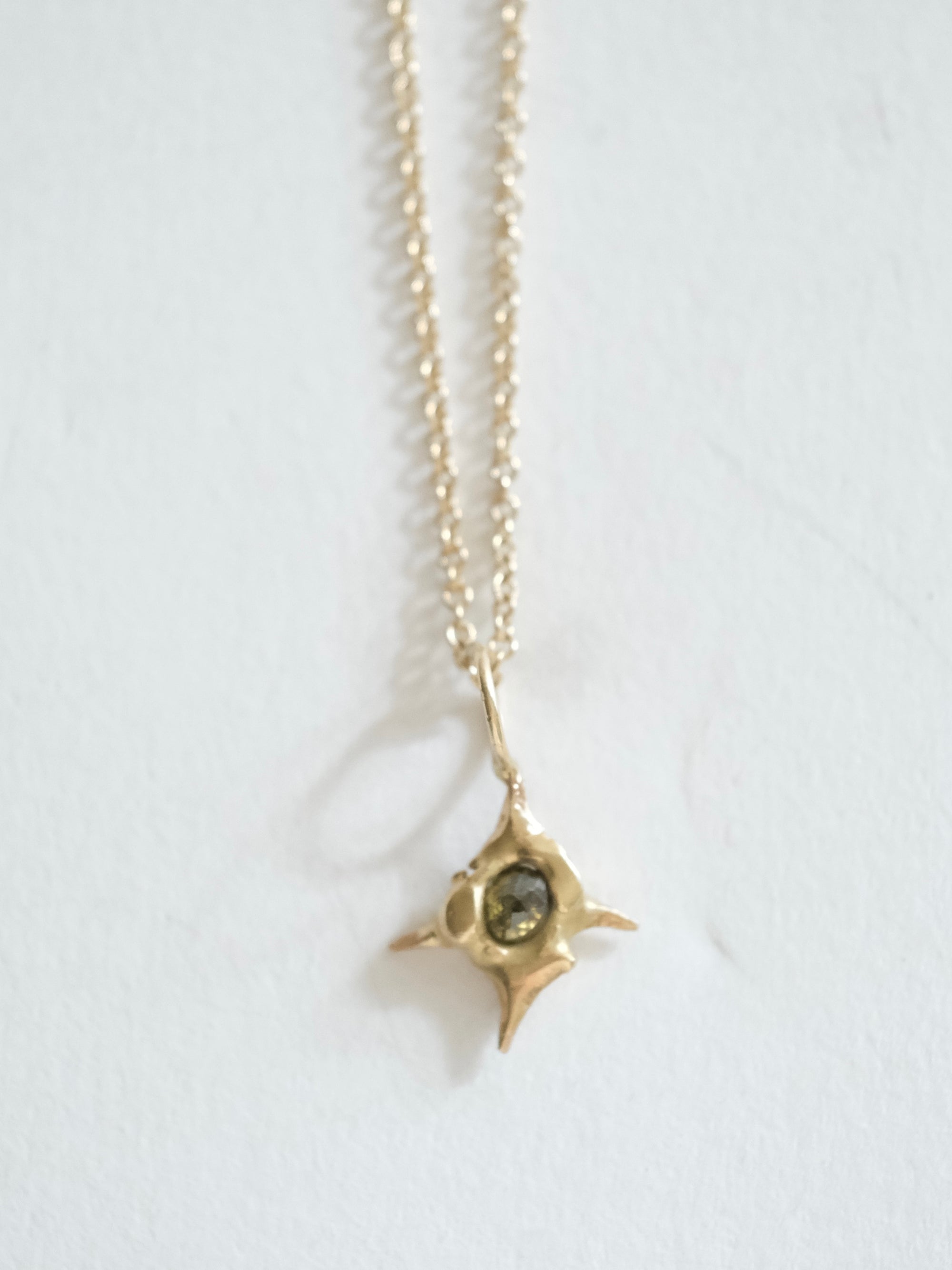 Black Diamond Pointed Pendant