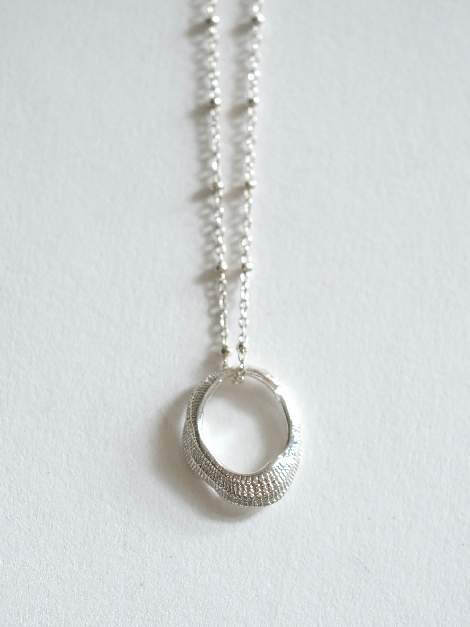 Small Oval Seashell Pendant