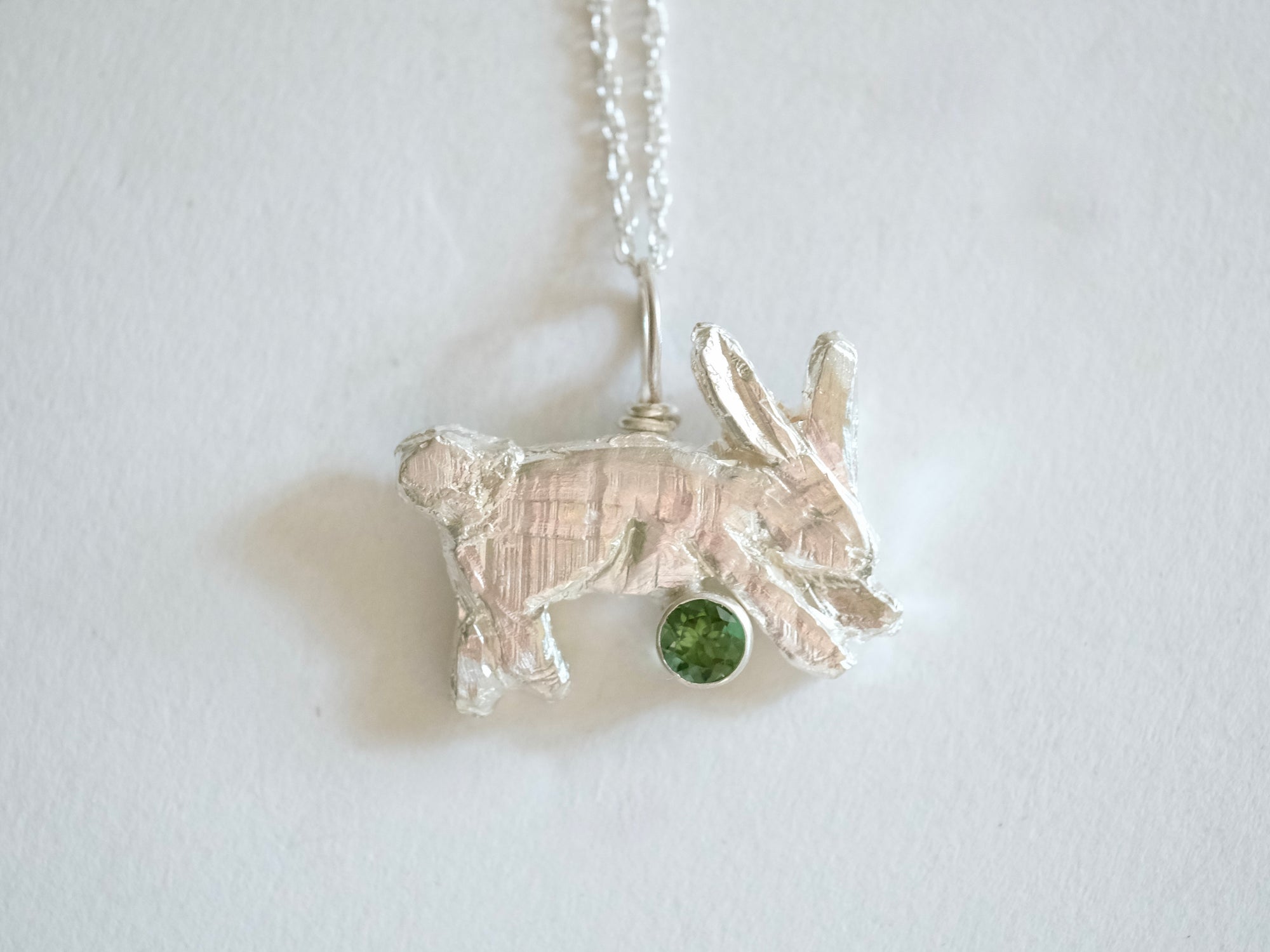 Green Bunny Pendant