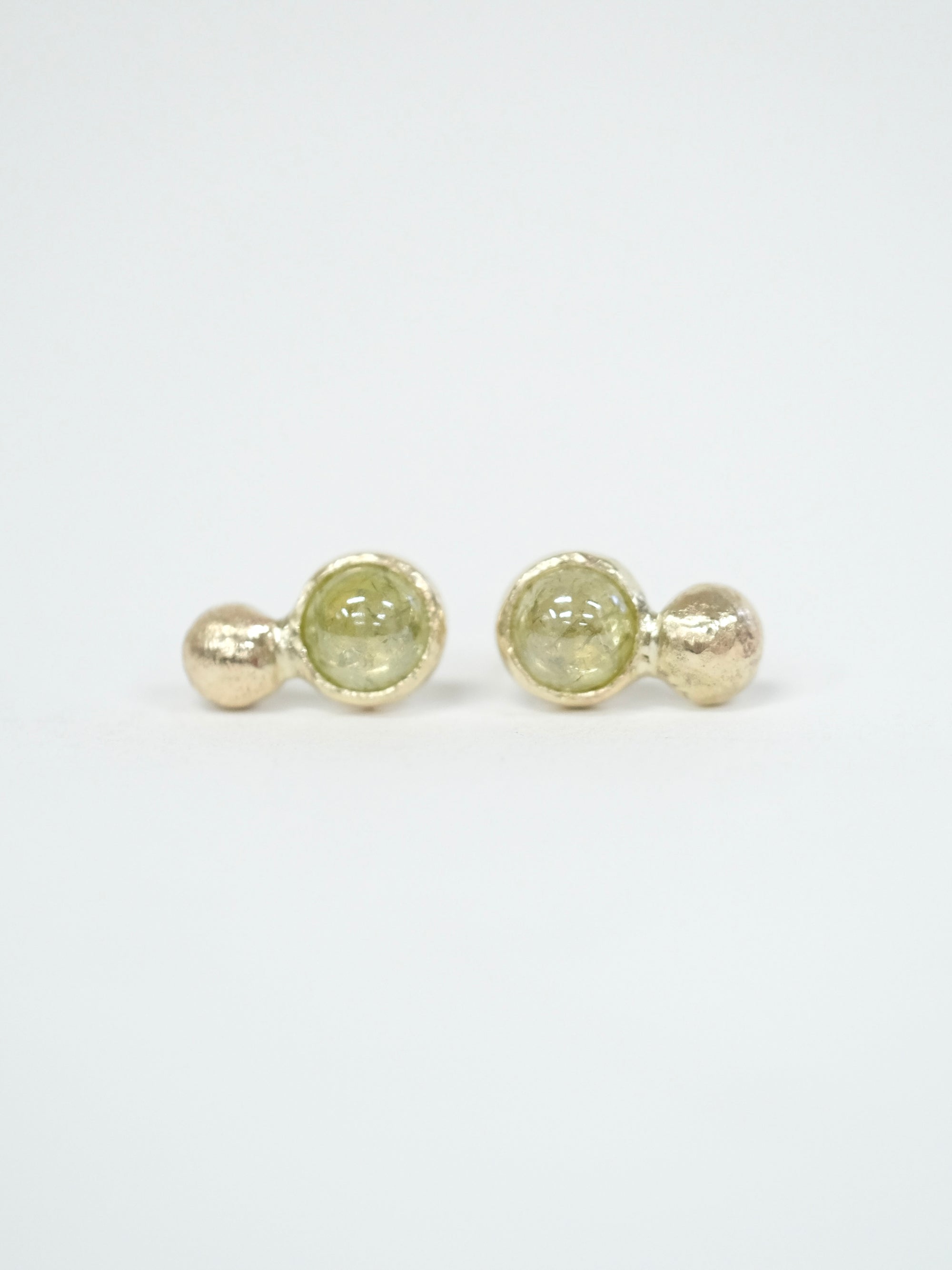 Yellow Diamond Stud Earrings