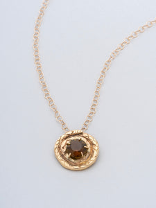 Circling Snake Fancy Tourmaline Pendant on Chain