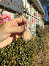 Load image into Gallery viewer, Agate and Silver Scalloped Pendant
