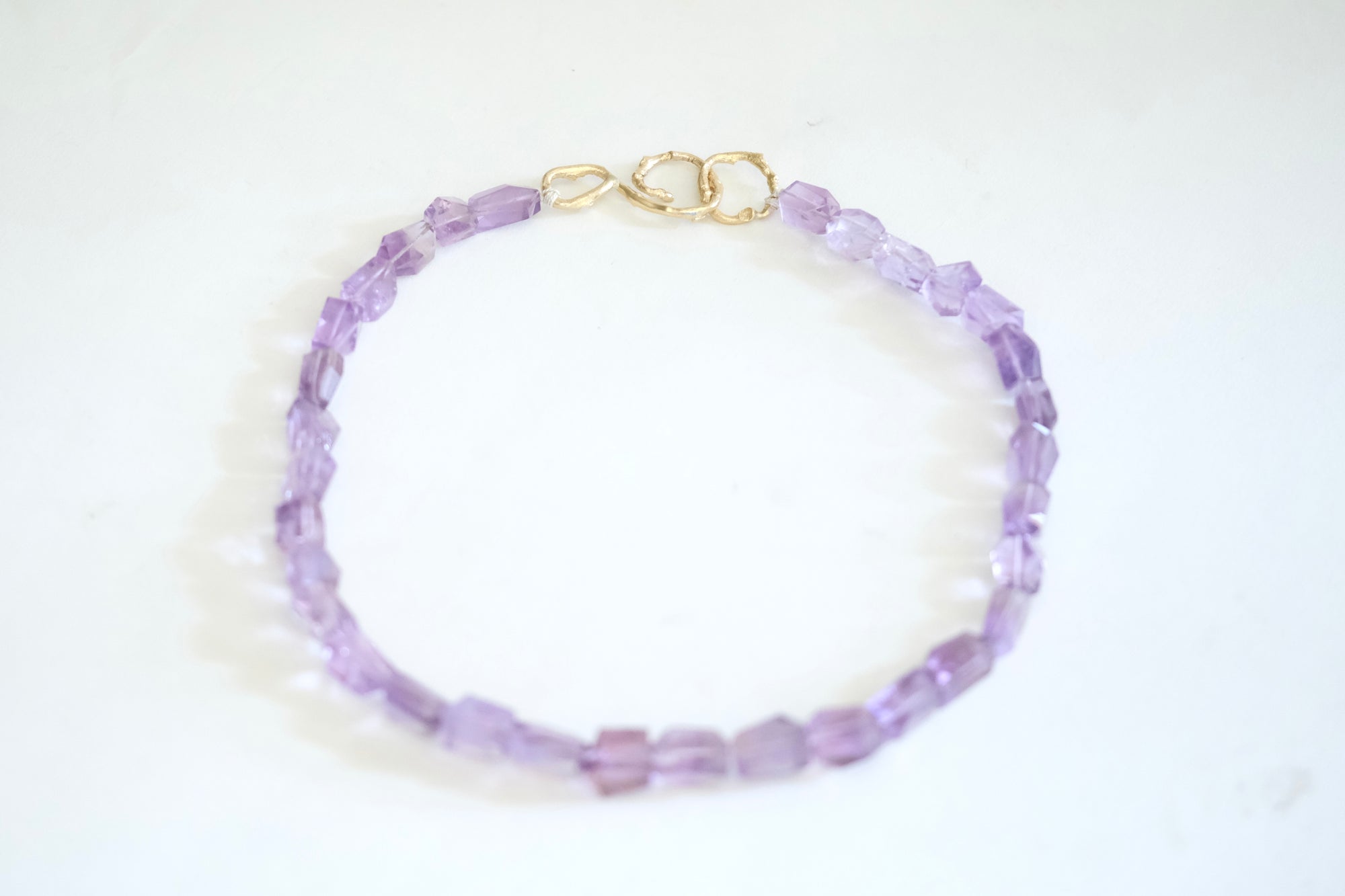 Faceted Amethyst Necklace