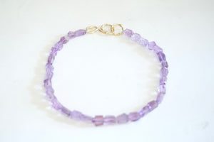 Faceted Amethyst Necklace