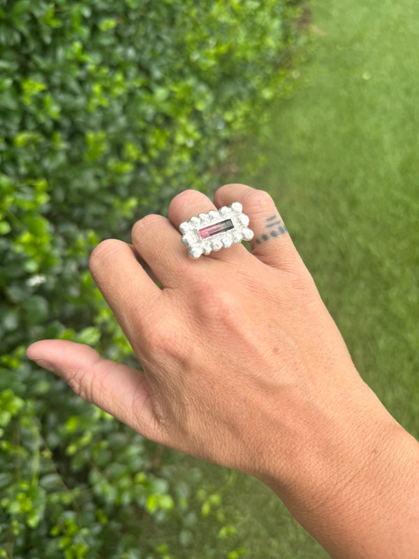 Tourmaline Bar Ring
