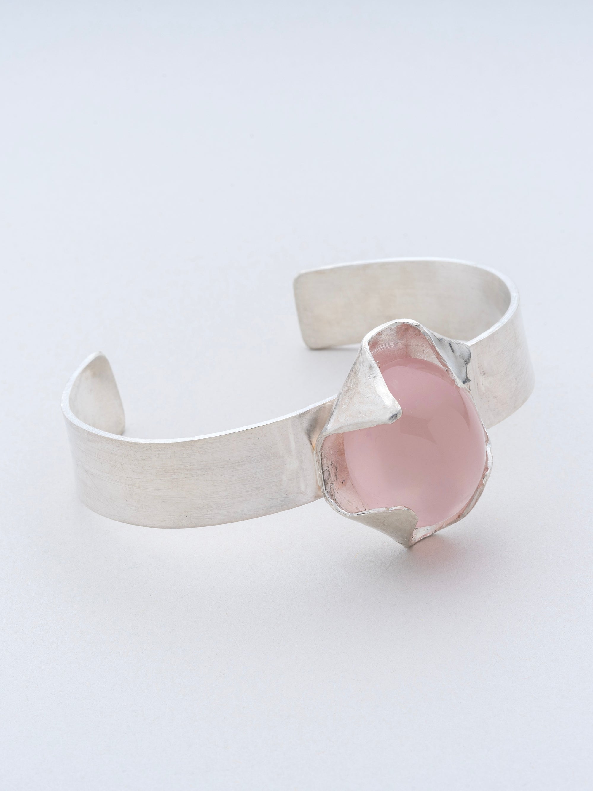 Rose Quartz Cuff Bracelet