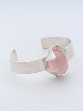 Load image into Gallery viewer, Rose Quartz Cuff Bracelet

