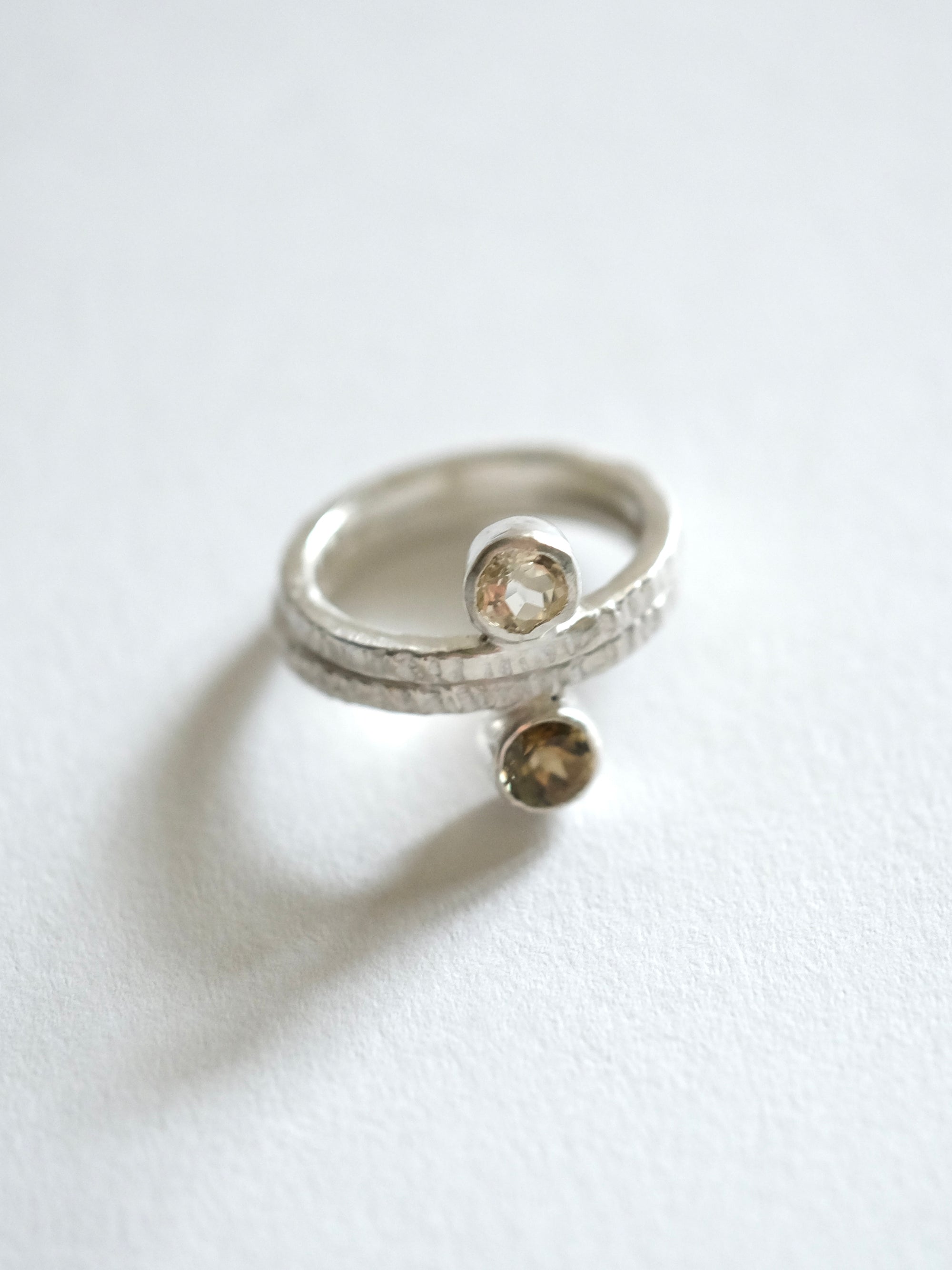 Offset Tourmaline Ring